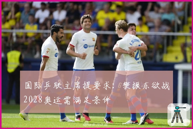 国际乒联主席提要求：樊振东欲战2028奥运需满足条件